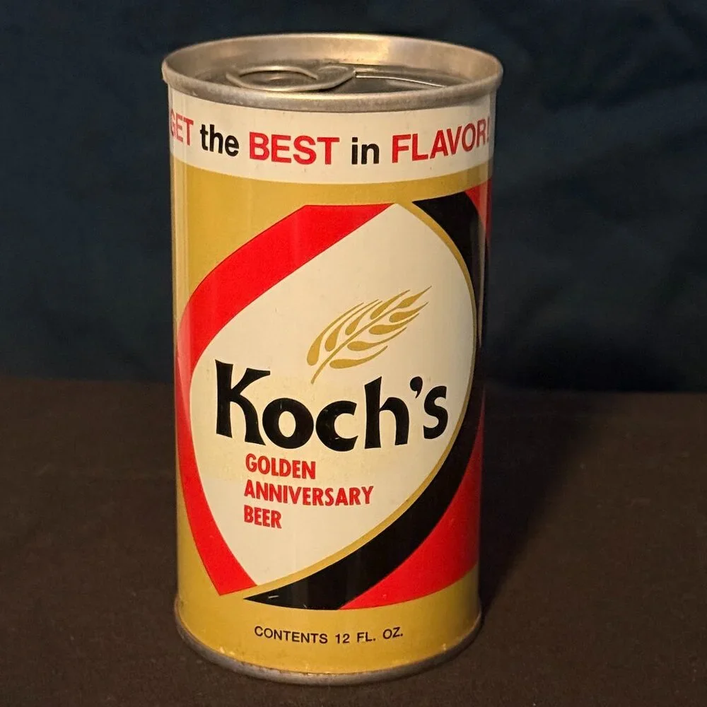 Koch's Golden Anniversary vintage Beer can